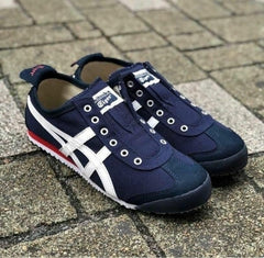 Onitsuka Tiger Sneakers Mexico 66 Slip On NavyOFF White For Men D-1778
