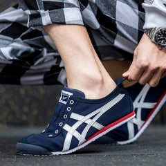 Onitsuka Tiger Sneakers Mexico 66 Slip On NavyOFF White For Men D-1778