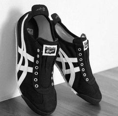 Onitsuka Tiger Mexico 66 Slip On Black White Sneakers For Mens D-1881