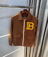 Balmai n Paris Brown Logo Imported Jacket