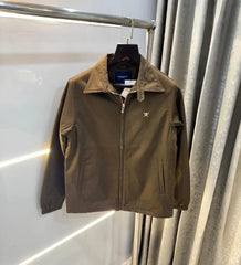 Hacket London Brown Premium Heavy bombbar Jacket