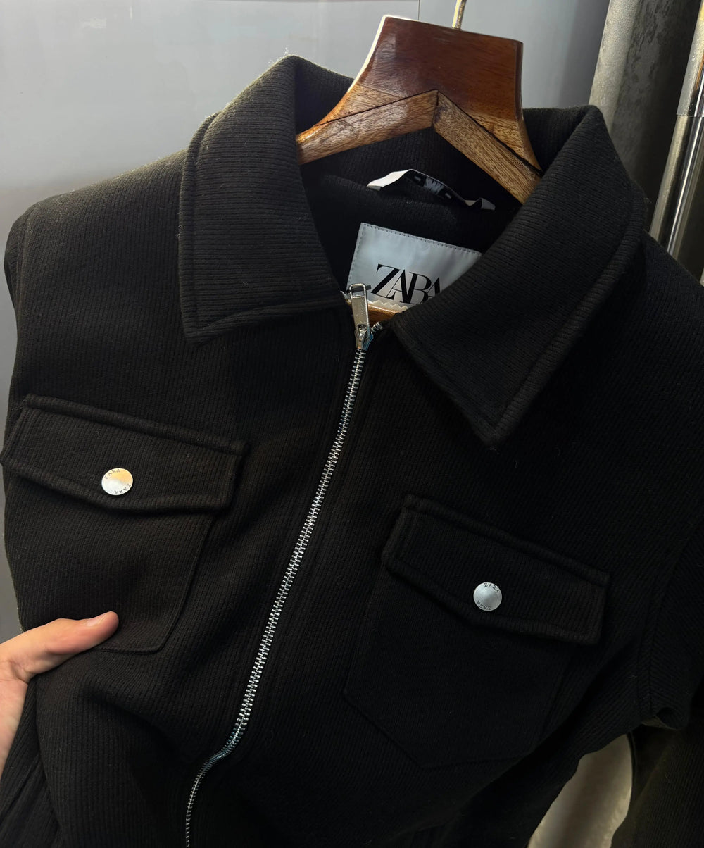 Zar a Black Premium Classic Bomber Jacket