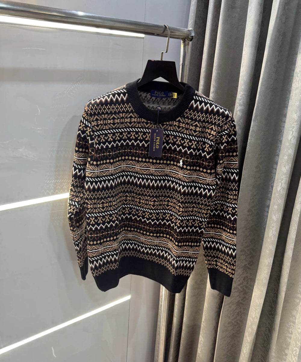 Ralph Lauren Black Imported Knitted Pull Over
