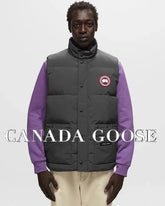 Canad a Goose Grey Imported Puffer Jacket