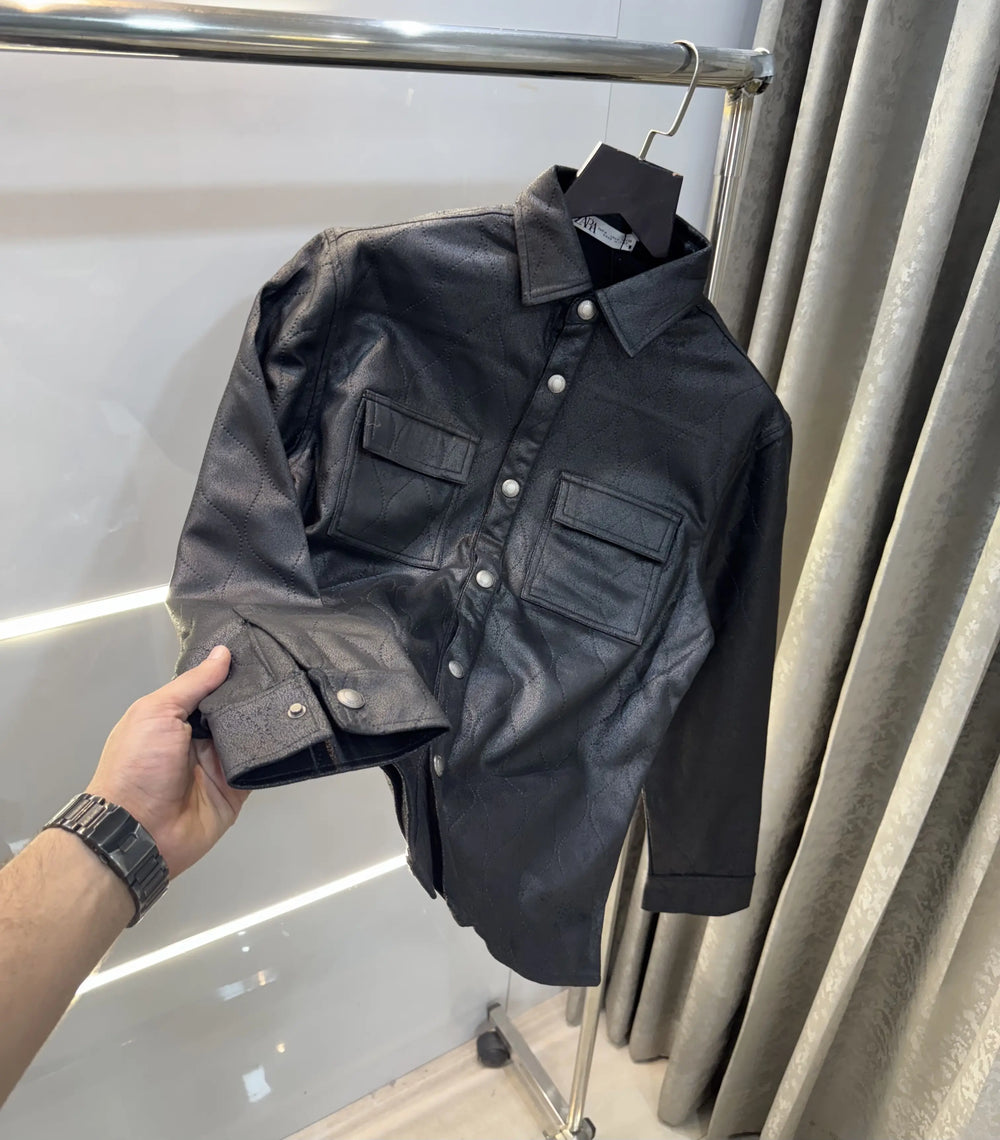 Zar a Black Designer Classic Bomber Jacket
