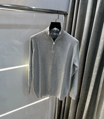 Zar a Grey Zip Premium Knitted Pull Over