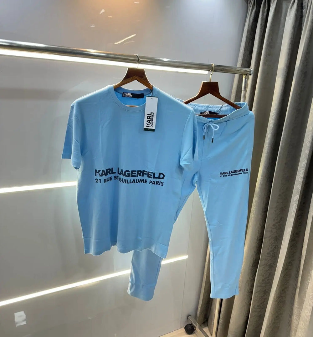 karl lagerfel d skyBlue Premium Imported Tracksuit