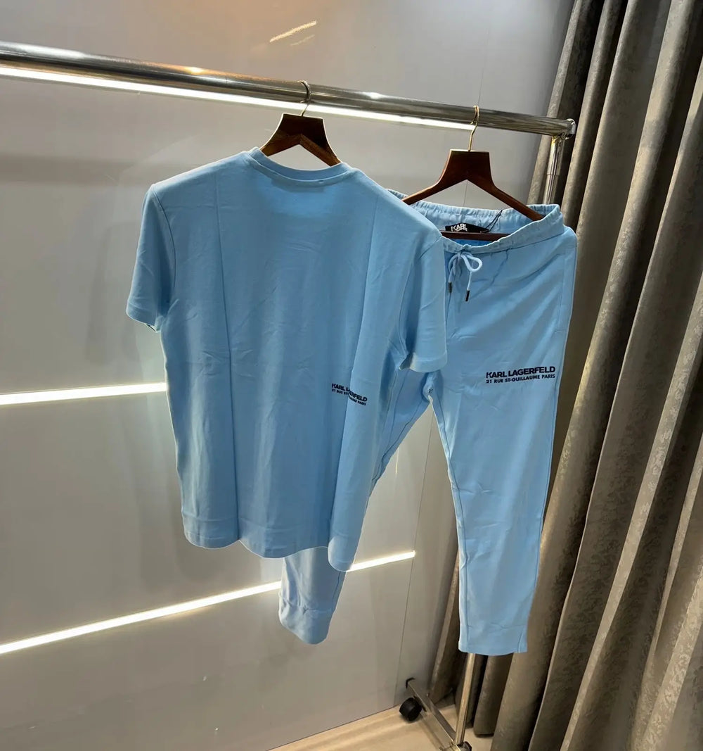 karl lagerfel d skyBlue Premium Imported Tracksuit