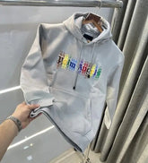 Palm Angels light gery EmBOS5.. e Logo Imported Hoodie