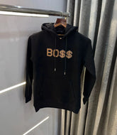 Hugo bos s Black EmBOS5.. e Logo Imported Hoodie