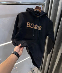Hugo bos s Black EmBOS5.. e Logo Imported Hoodie
