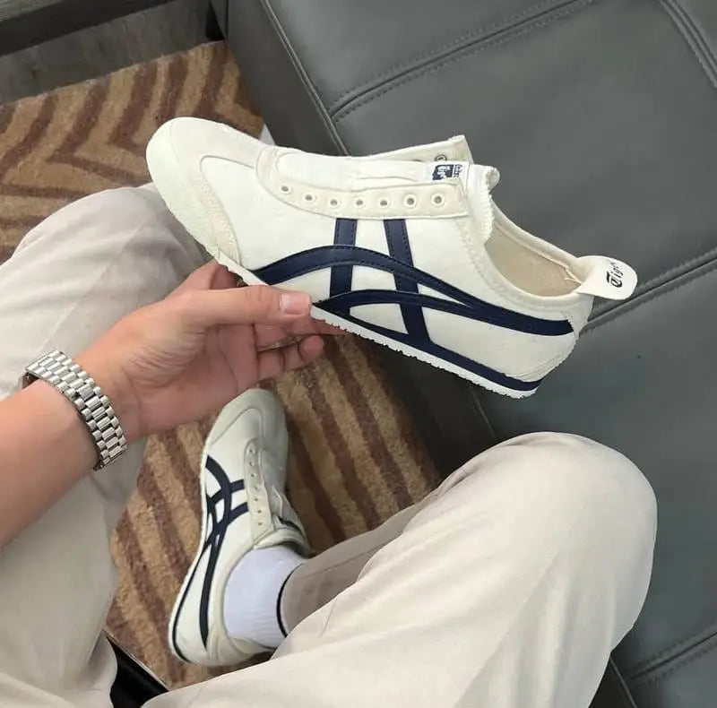 Onitsuk_a Tiger Mexico 66 Slip On Birch Midnight For Mens D-1880