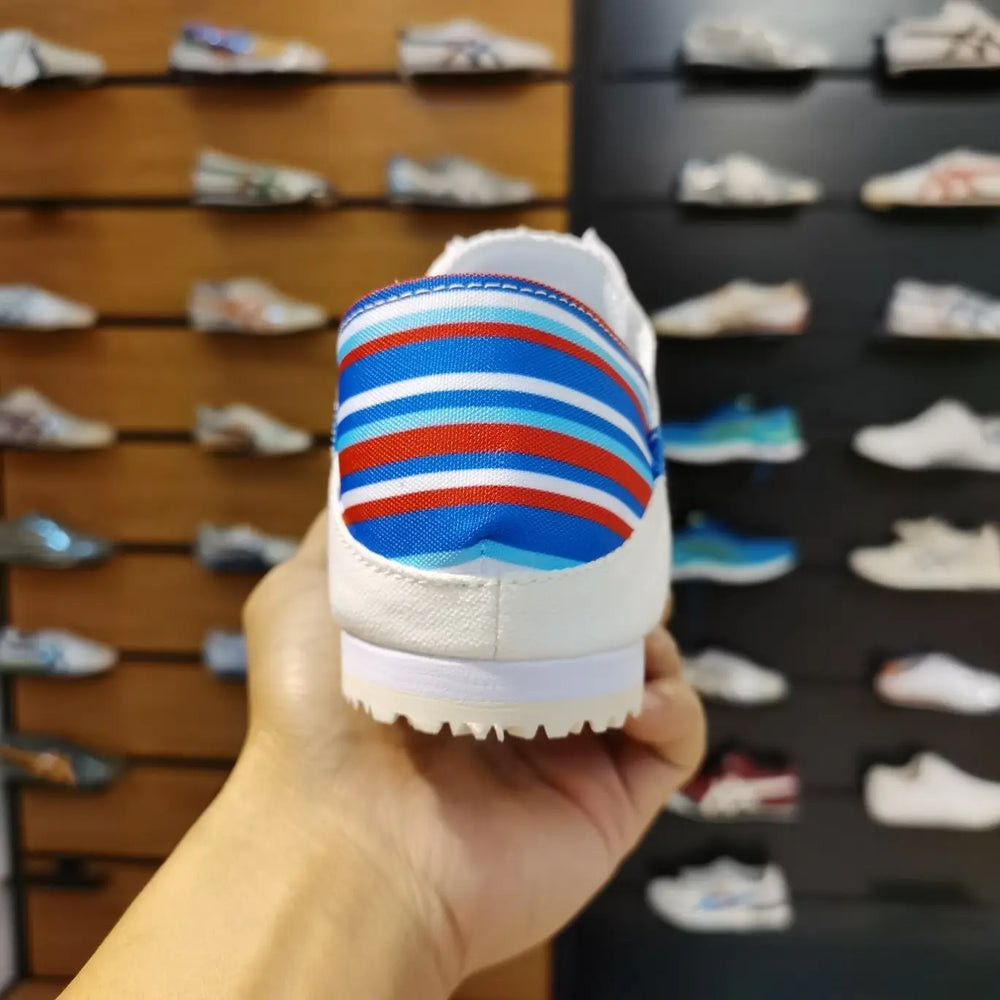 Onitsuka Tiger Mexico 66 Slip On White Blue Red Sneaker For Men