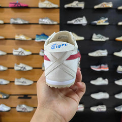 Onitsuka Tiger Mexico 66 Slip On White Red Smile For Mens