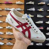 Onitsuka Tiger Mexico 66 Slip On White Red Smile For Mens