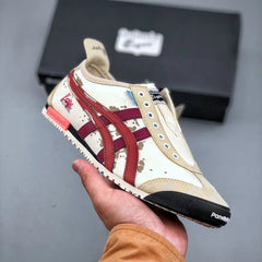 Onitsuka Tiger Mexico 66 x Panda Prank Red Slip On D-1789