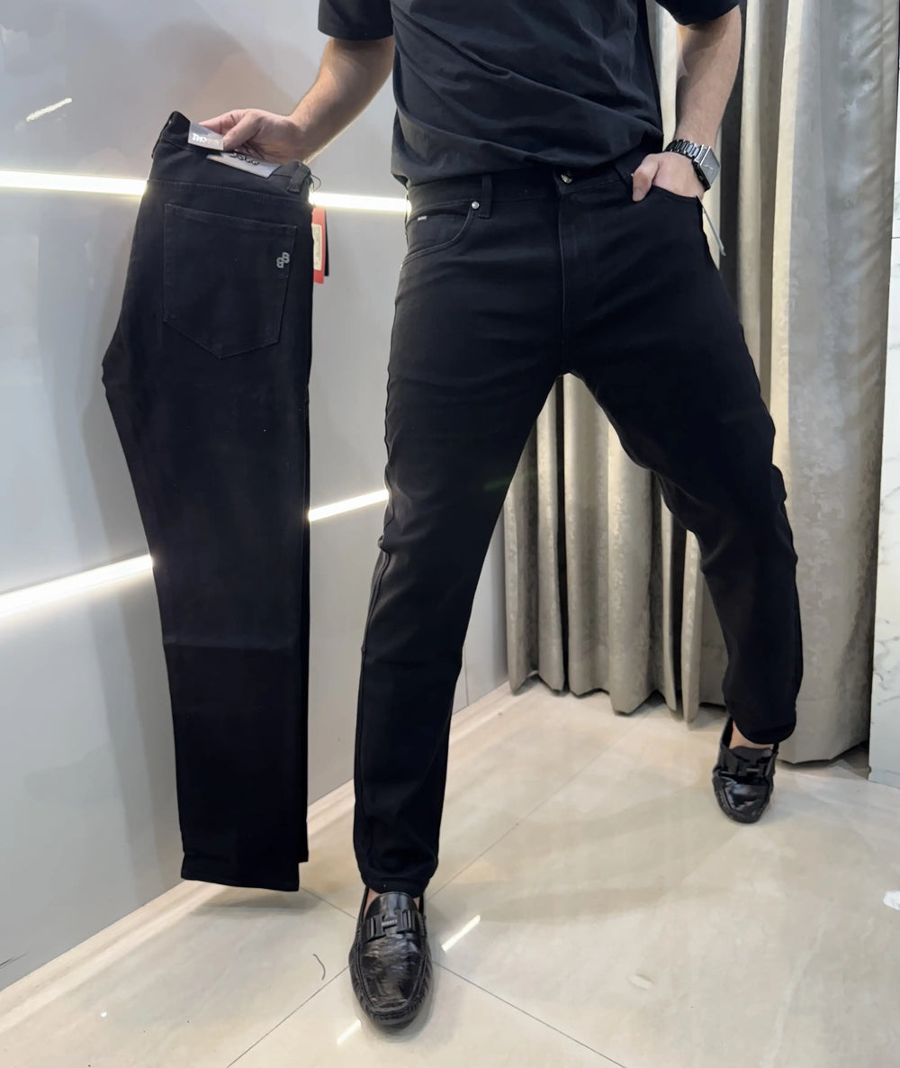 Hug o Bos s Jet Black Premium Classic Denim