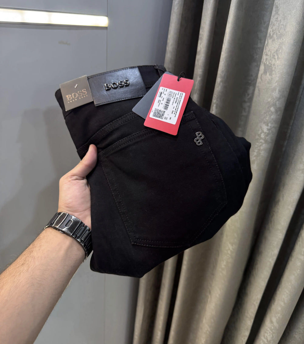 Hug o Bos s Jet Black Premium Classic Denim
