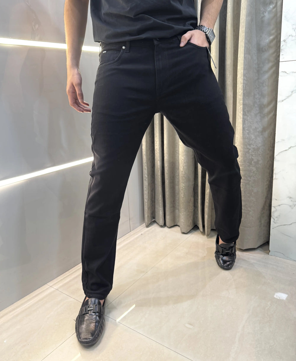 Hug o Bos s Jet Black Premium Classic Denim