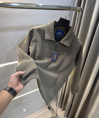 Ralph Lauren Green Cord Imported Pull Sweatshirt