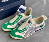 Onitsuka Tiger Mexico 66 x Panda Prank Slip On White Green With Accessories