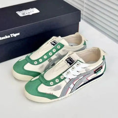 Onitsuka Tiger Mexico 66 x Panda Prank Slip On White Green With Accessories