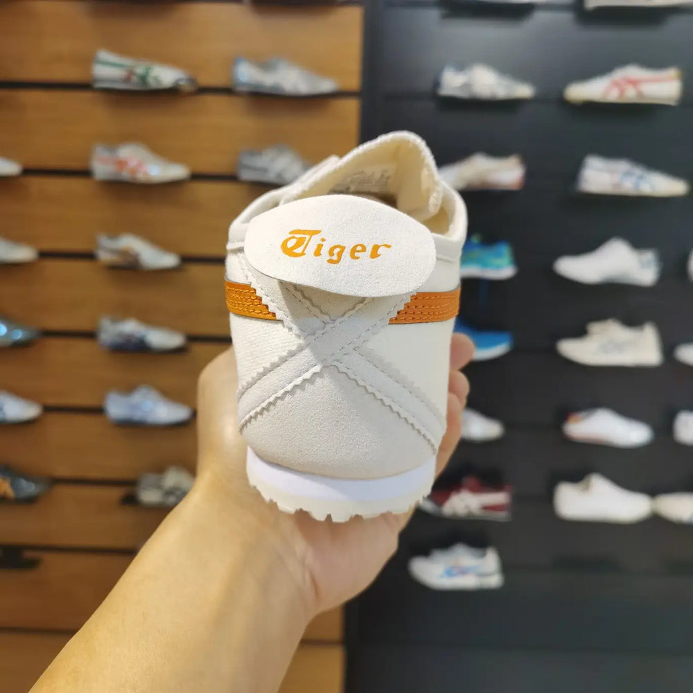 Onitsuka Tiger Mexico 66 Slip On Cream Orange Sneakers For Men