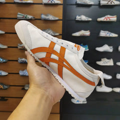 Onitsuka Tiger Mexico 66 Slip On Cream Orange Sneakers For Men