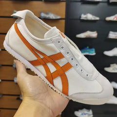 Onitsuka Tiger Mexico 66 Slip On Cream Orange Sneakers For Men