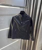 Ralph Lauren Black Premium Leather Jacket