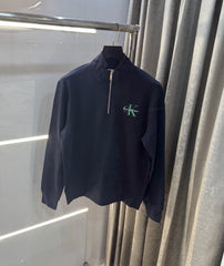 Calvin Klein Navy Blue Zip Premium Sweatshirt