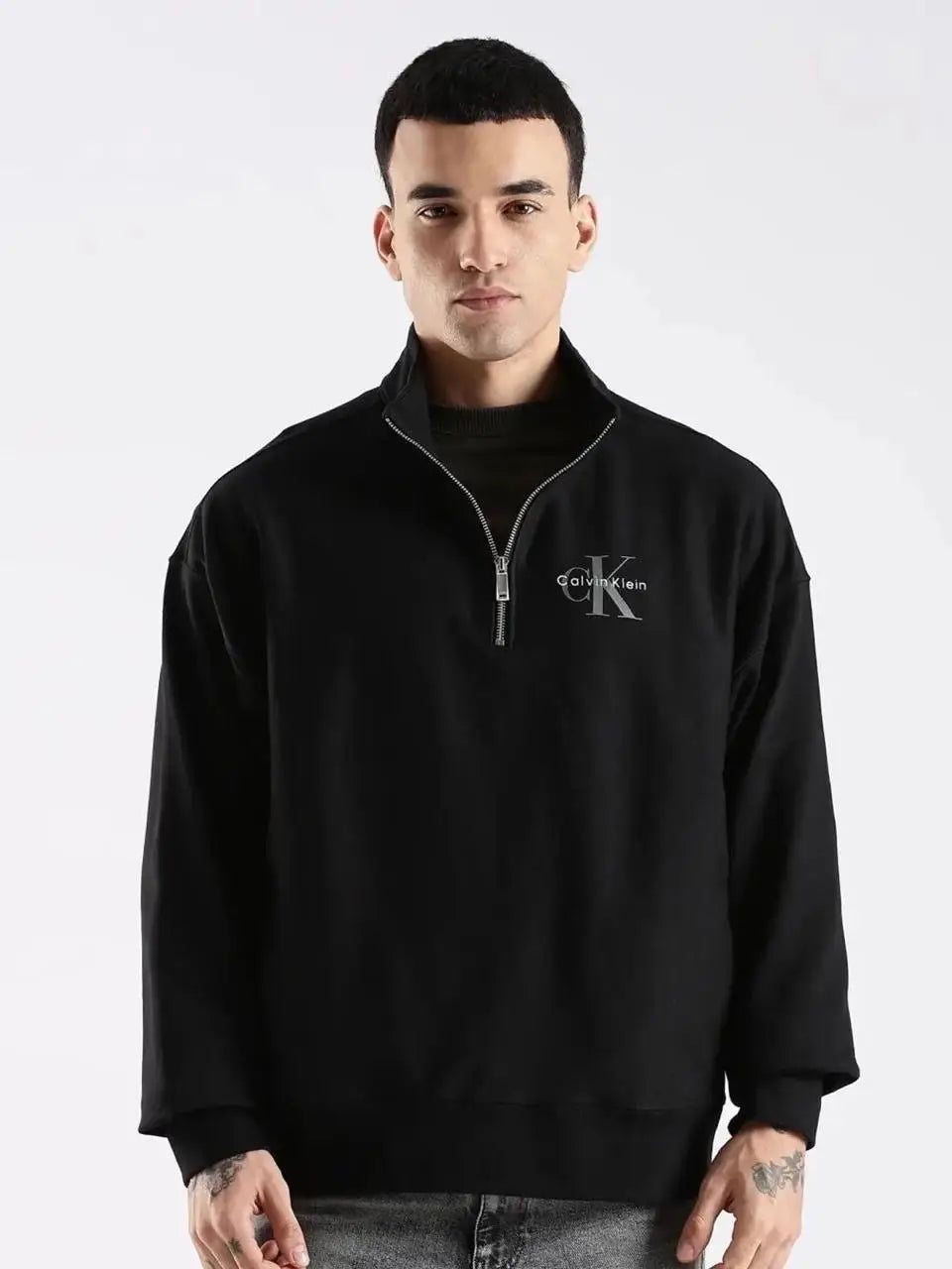 Calvin Klein Black Zip Premium Sweatshirt