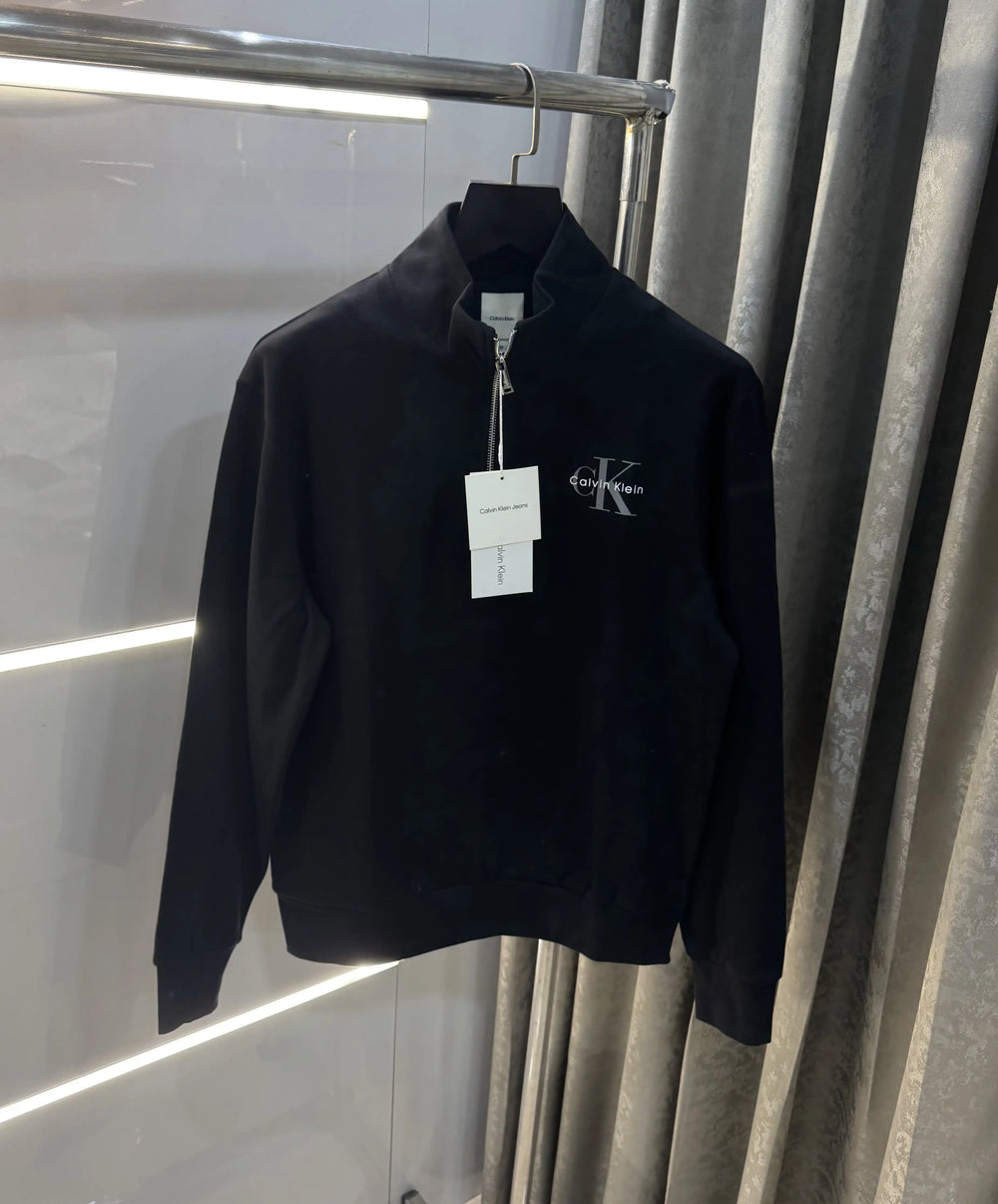 Calvin Klein Black Zip Premium Sweatshirt