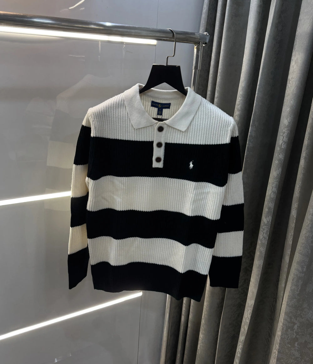 Ralph Lauren Black Imported Knitted Pull Over