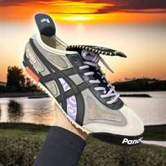 Onitsuka Tiger Sneakers Mexico 66 Panda Prank Brown Purple with Accessories for Men