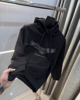 Arman i EXchange Black Eagle Print Imported Hoodie