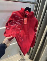 Suprem e Red Imported Zipper Jacket