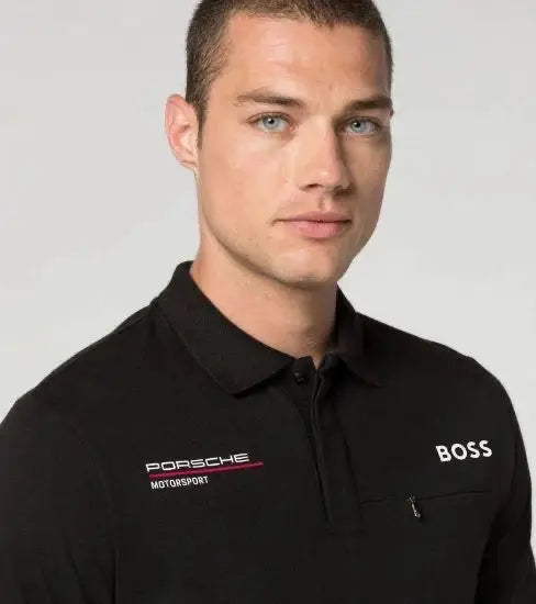 Hug o Bos s Black Porche Edition Premium Polo T-shirt