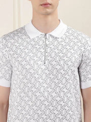 Karl Lagerfled White Imported Polo T-Shirt
