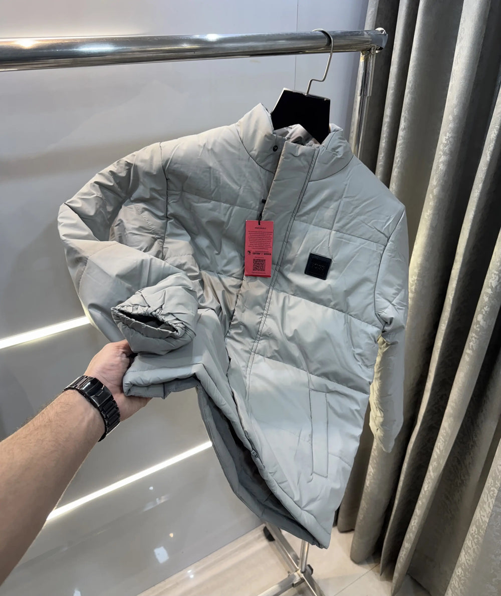 Hugo Bos5! Grey Premium Puffer Jacket
