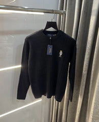 Ralp h Lauren Black Teddy Edition Imported Pull Over