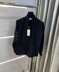 Ami Paris Black Embroidry Logo Premium Shirt