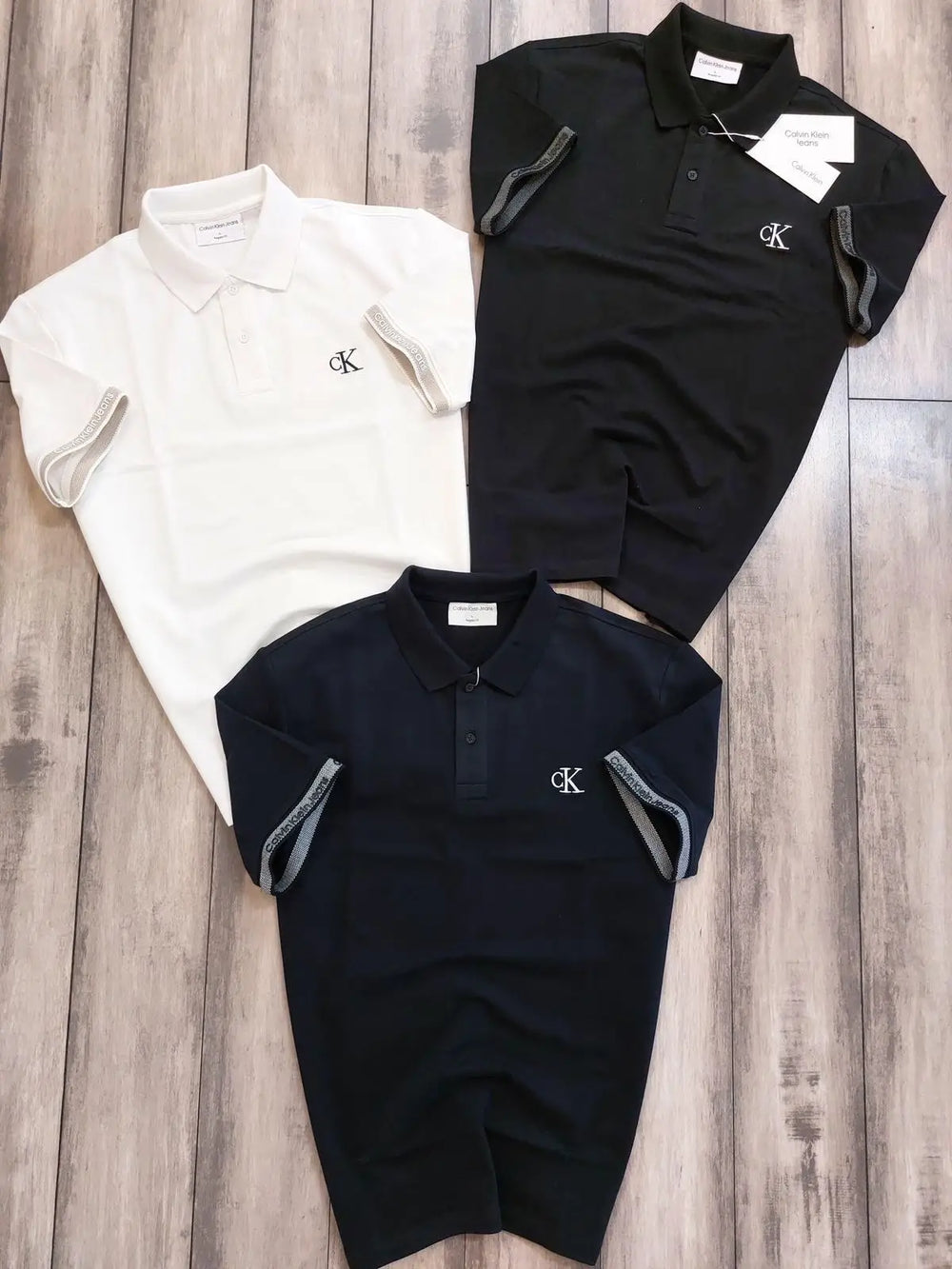 Calvin Klein Navy Premium Polo T-Shirt