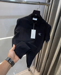 Calvin Klein Black Premium Polo T-Shirt