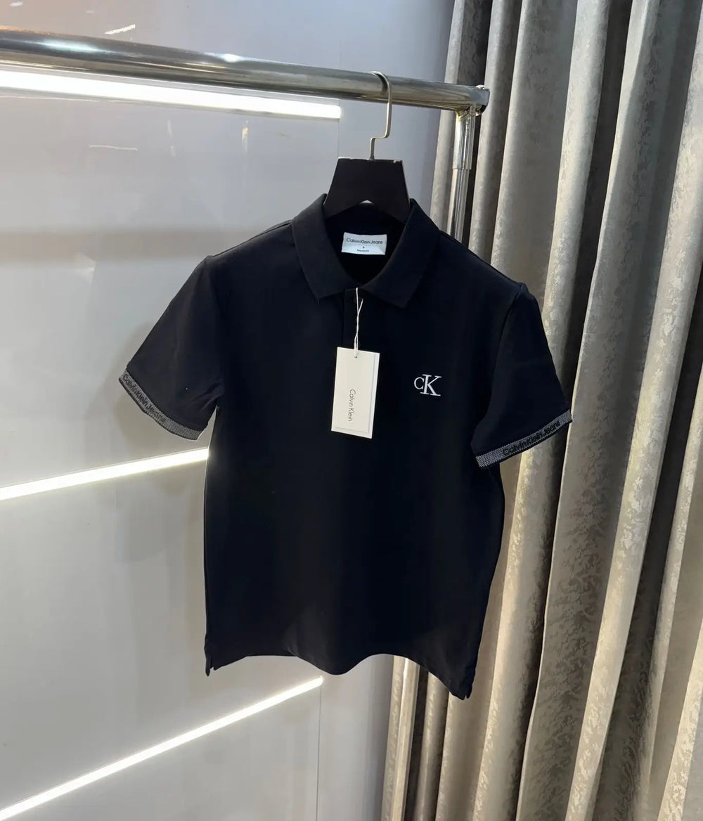 Calvin Klein Black Premium Polo T-Shirt
