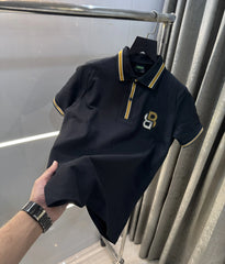Hug o Boss Black Logo Work Premium Polo T-Shirt
