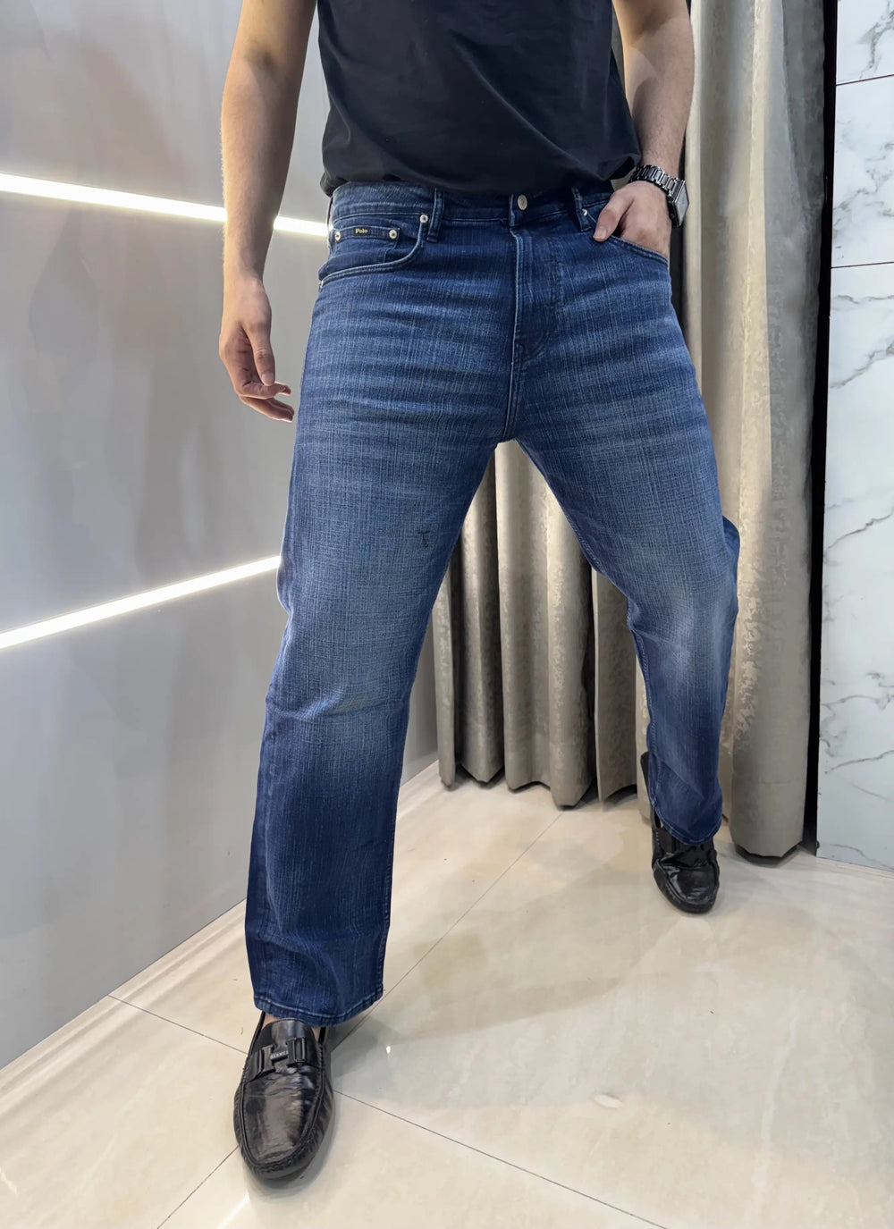 Ralph Lauren Mid Blue Teddy Edtion Imported Denim