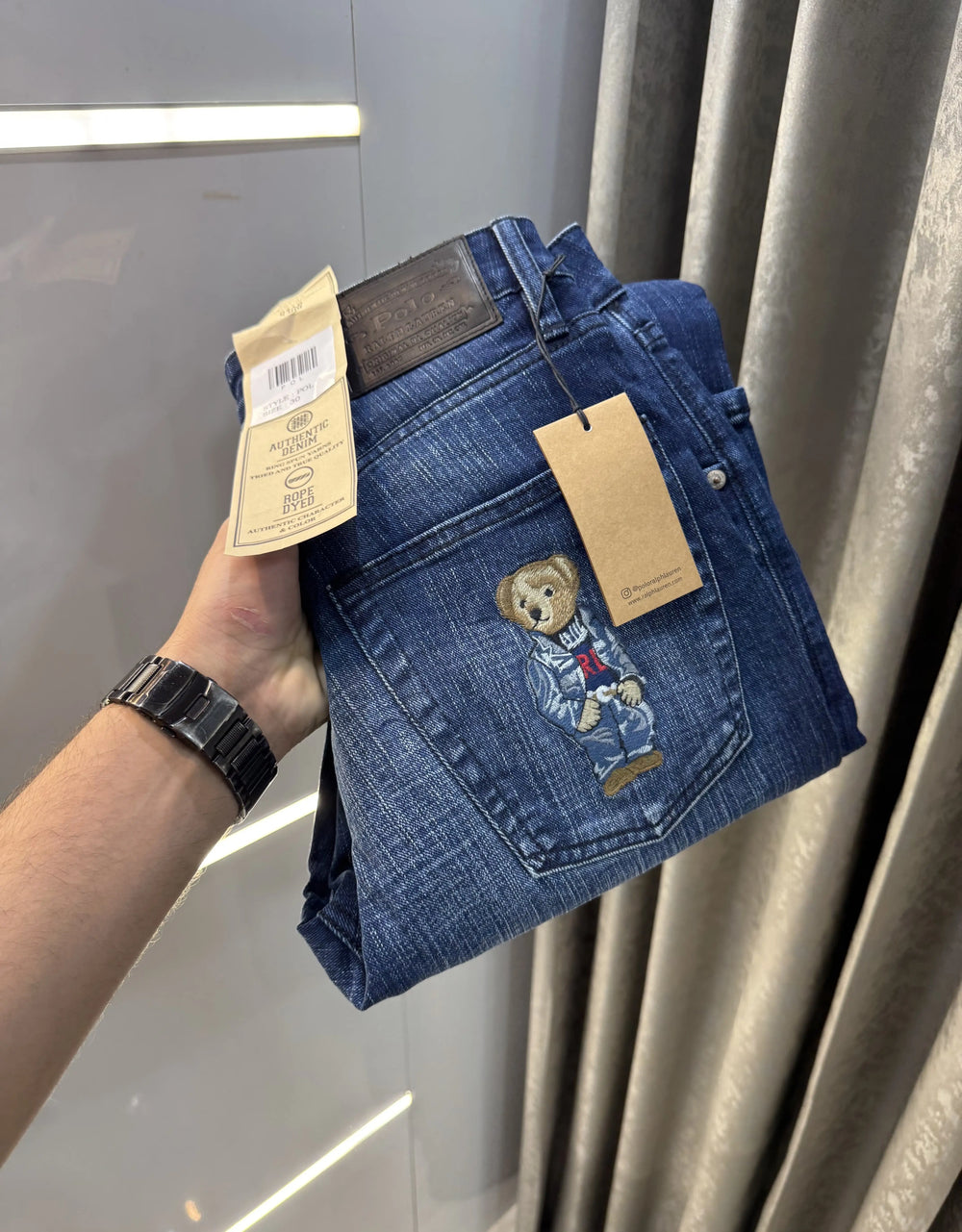 Ralph Lauren Mid Blue Teddy Edtion Imported Denim