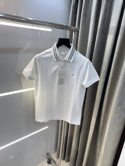Calvin Klein WhiteEmbroidery Logo Premium Polo T-Shirt