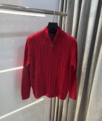 Ralph Lauren Red Knitted Imported Pull Over